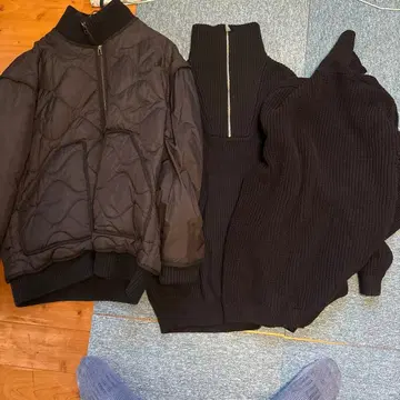 zara 블루종 니트 3종 세트