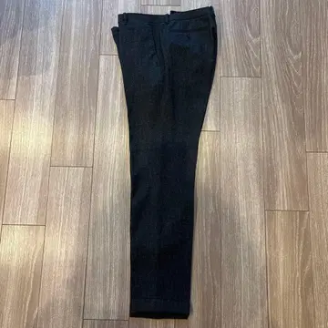 다크 그레이 슬랙스 울 혼방