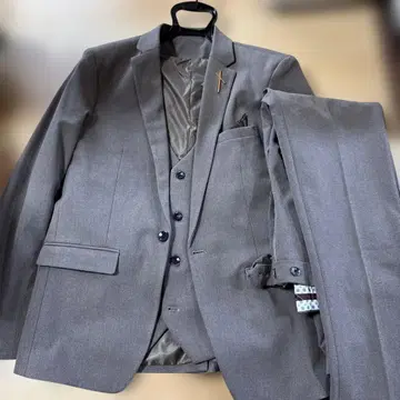 남성용 턱시도 수트 브라운 L 사이즈