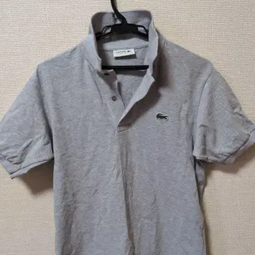 새상품급 라코스테 LACOSTE 피케 셔츠 그레이 M 사이즈