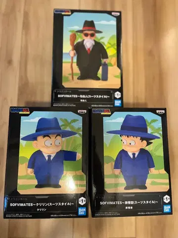 드래곤볼 SOFVIMATES 손오공 크리링 무천도사 세트