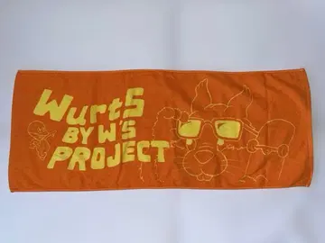 WurtS 라이브 타월 머플러 타월 오렌지 공식 굿즈