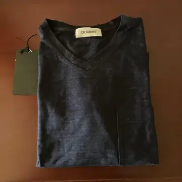 미사용품 DURBAN 반팔 티셔츠 네이비