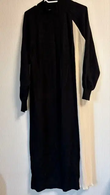 긴팔 니트 원피스 F