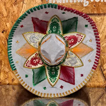 멕시칸 솜브레로 타코 가게 장식