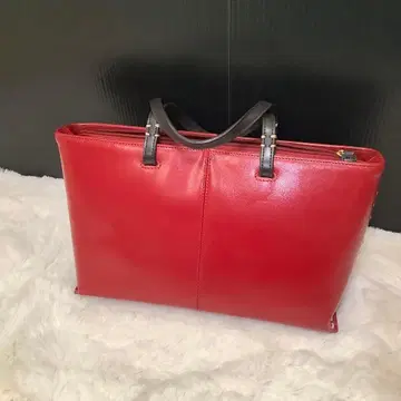 소가죽 핸드백 빨간색