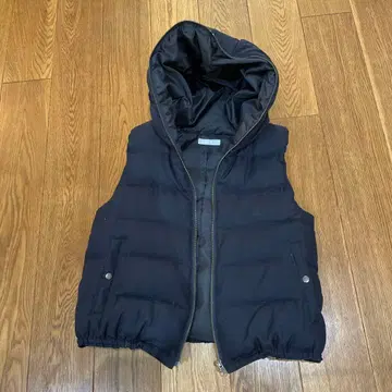 PROFILE 후드 부착 다운 베스트 38