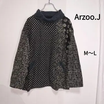 Arzoo.J 일본풍 코튼 퀼트 상의 사이즈 M~L