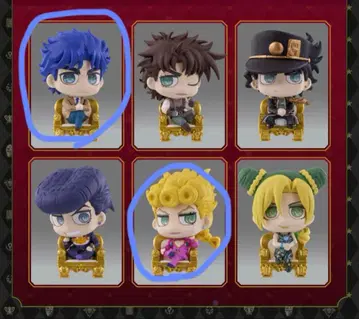 죠죠의 기묘한 모험 죠죠월드 죠죠콜렉션 피규어 2체 세트