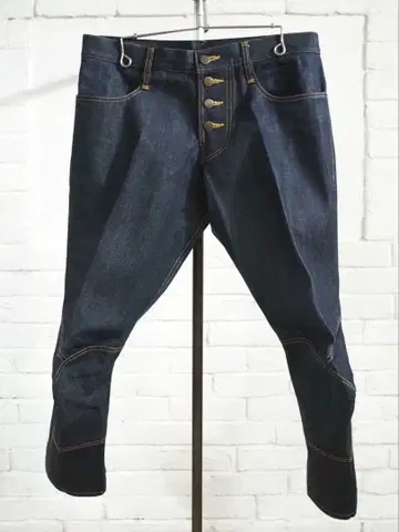 미사용 크리스토퍼 메스 입체 재단 데님 팬츠 L 사이즈 733