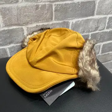 테스테파이 귀마개 퍼 달린 모자 카멜