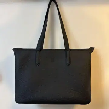 GANZO_블랙 가죽 토트백