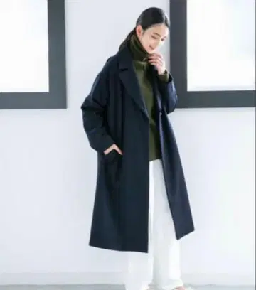 LB.04 울 혼방 칼제 체스터 코트 나노 유니버스