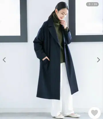 LB.04 울 혼방 칼제 체스터 코트 나노 유니버스