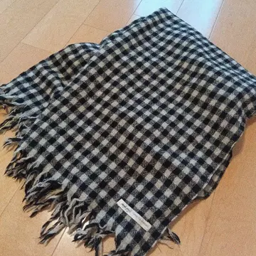 콘제이페이 체크 무늬 대형 스톨