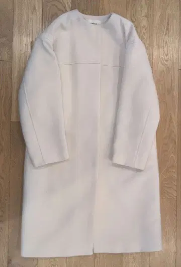 FRAY I.D 화이트 롱 코트