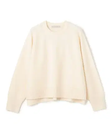 미사용 새상품 UNFILO 캐시미어 블렌드 크루넥 니트 오프화이트 온워드