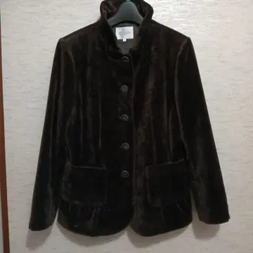 세니논 다크 브라운 플리스 자켓 42