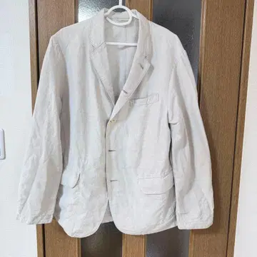 45R 린넨 자켓 린넨 100% 내추럴 컬러 새상품급