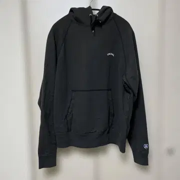 ORCIVAL 차콜 그레이 후드티 엠블럼 부착