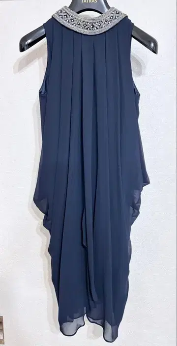 네이비 슬리브리스 드레스 사이즈 38 볼레로 포함