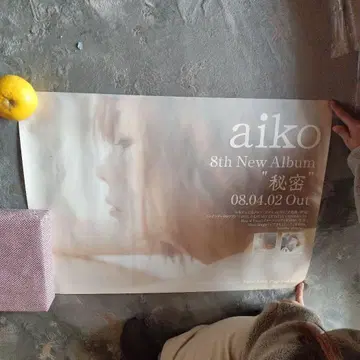aiko 8th New Album '비밀' 포스터