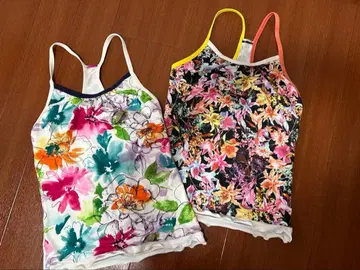 미카란세 꽃무늬 탱크탑 2장 세트