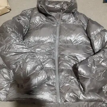 UNIQLO ULTRA LIGHT DOWN 다운 자켓 L 실버