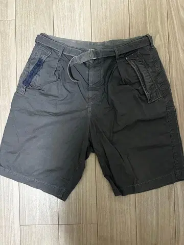 sacai 남성용 숏팬츠 허리 벨트 포함