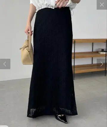 CAPRICIEUX LE'MAGE 레이스 맥시 스커트