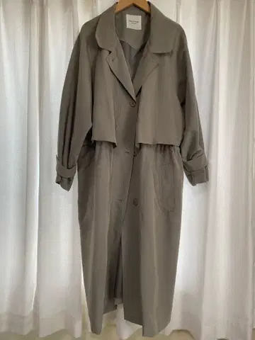 FREAK'S STORE 스프링 트렌치코트 카키 그레이 계열