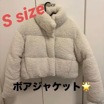 ZARA 보아 퍼프 아노락 충전솜 봄버 자켓