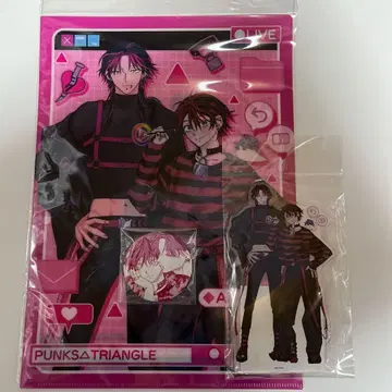 punks Triangle 아크릴 스탠드 파일 캔뱃지
