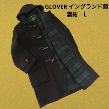 [ 빈티지 ] GLOVER 잉글랜드제 더플 코트 다크 네이비 L