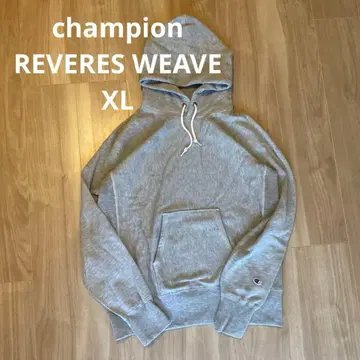 Champion Reverse Weave 후디 X-LARGE 그레이