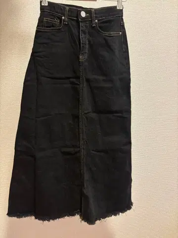 ENDIMARK 블랙 롱 스커트 S