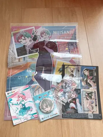 니지산지 세트 클리어 포스터이지만 약간 휘어져 있습니다!