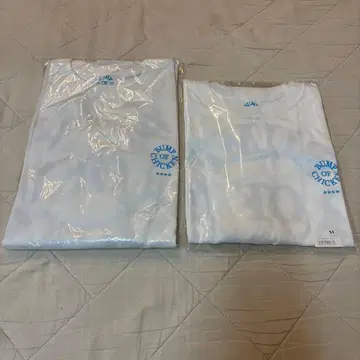 BUMP OF CHICKEN 로고T 화이트 & 로고 롱T 화이트 XL