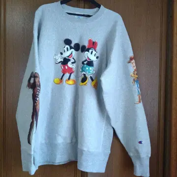 챔피온 x 빔즈 디즈니100 콜라보 맨투맨