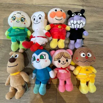 호빵맨 봉제 인형 9체 세트