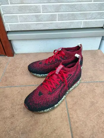 Puma 니트 스니커즈 레드/블랙