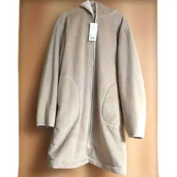 [ 새상품 ] 유니클로 보아 플리스 코트 내추럴