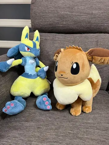 포켓몬 이브이 루카리오 봉제 인형