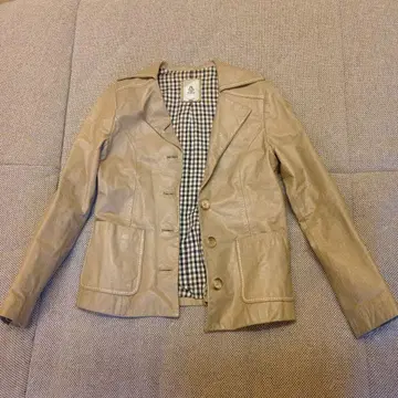 가죽 재킷 일본제 소가죽 Ssize