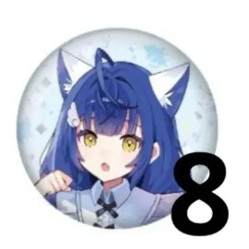 니지산지 완냥days 아마미야 코코로 캔뱃지 8점