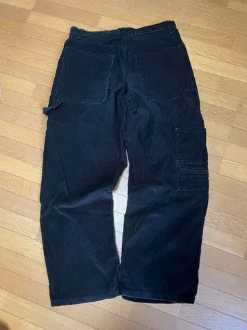 90s 와이드 코듀로이 팬츠 블랙 w34 x l30