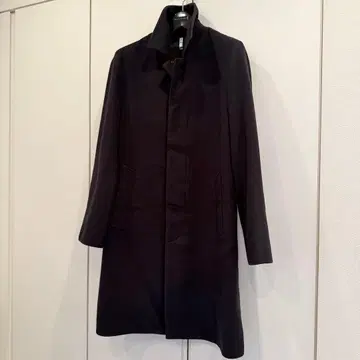 매킨토시 스텐 칼라 울 코트 네이비 사이즈 36