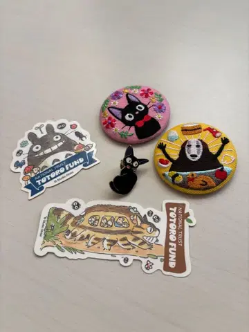 지브리 배지 핀 배지 세트