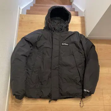 컨디션 최상 WILDTHINGS 숏 몬스터 후드티 다운 자켓