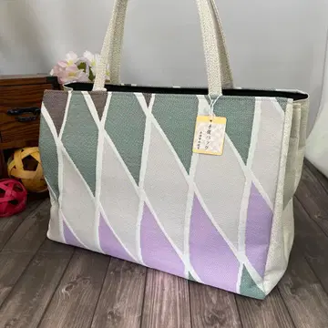 첫 판매 SALE 니시진 오비지 사용 대용량 토트백 새상품